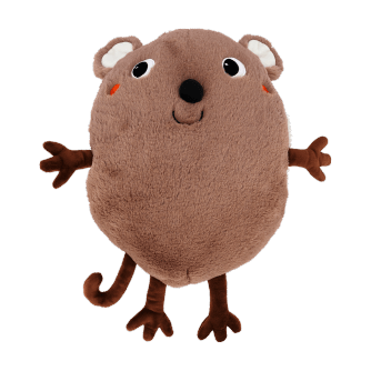 Cojines de peluche y divertidos