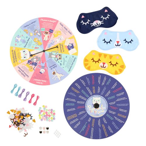 Set Juegos para Pijamada 6 Invitados