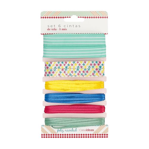 Set 6 Cintas de Regalo de Tela
