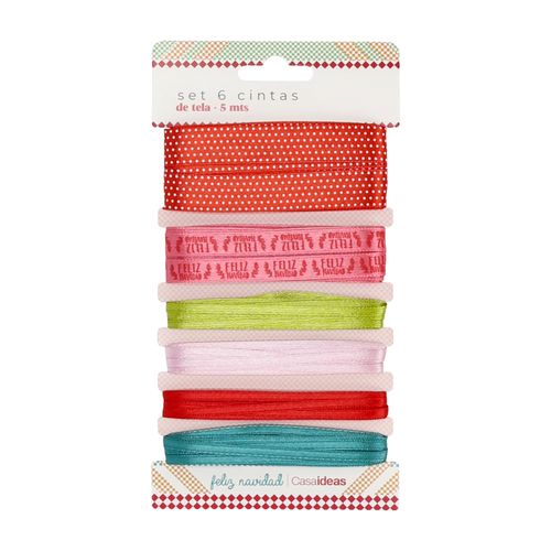 Set 6 Cintas de Regalo de Tela