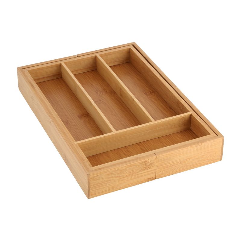 Organizador de cajones extensible de madera para cajón de cocina y  dormitorio