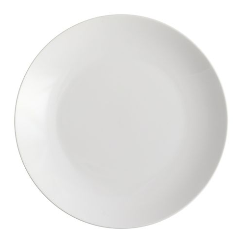 Plato Bajo Comida Basic Porcelana