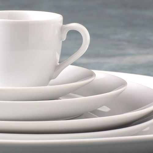 Taza Café con Plato Basic Porcelana