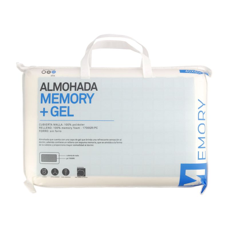 Almohada de memory gel hot sale