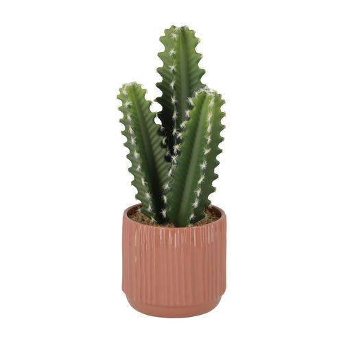 Maceta Cactus Diseño Cerámica Ø 10,5 x 27 cm