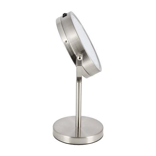 Espejo Pedestal Luz Led 5X Metal