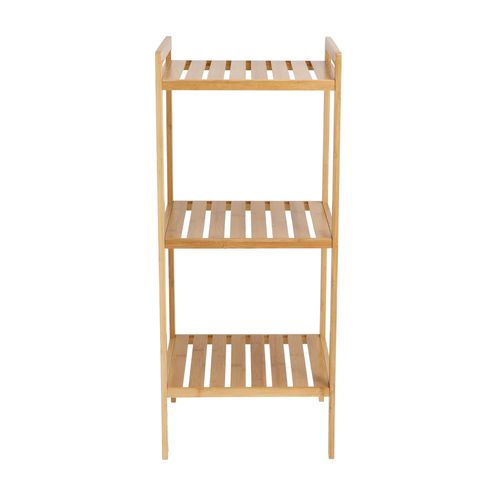 Repisa Baja 3 bandejas MDF y Madera Bambú