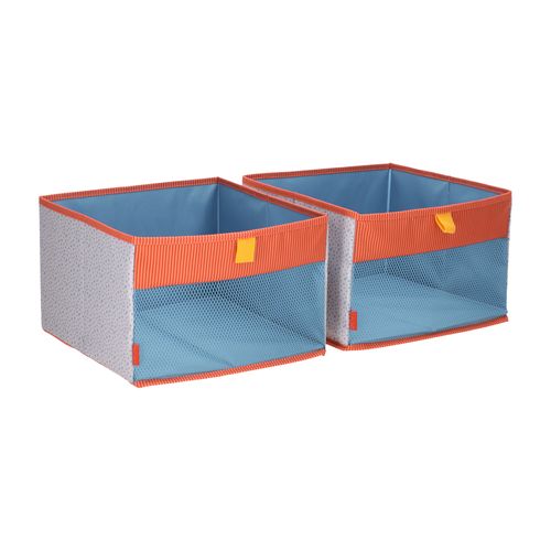Set 2 Organizadores Caja Cartón y Poliéster