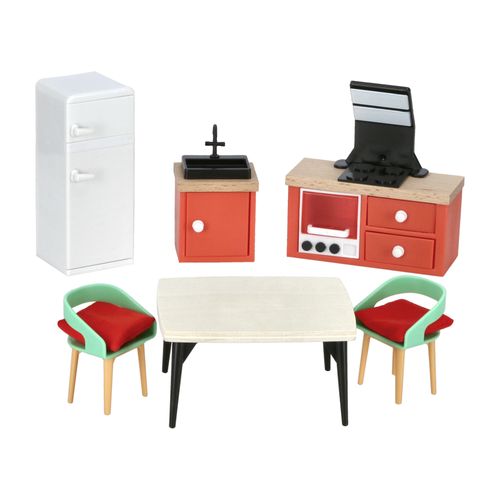 Set Mobiliario Castila de Madera