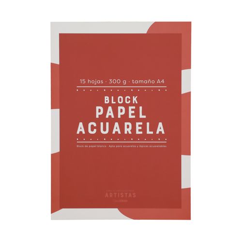Block de Papel para Acuarela A4