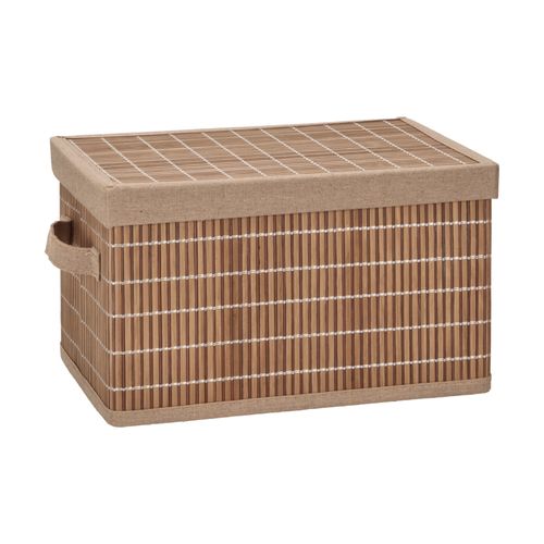 Caja Organizadora con tapa Bambu Caja Organizadora con tapa Bambú