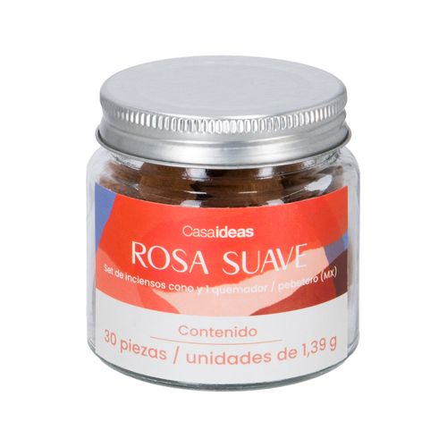 Set 30 Inciensos Cono Rosa Suave