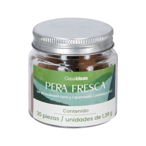 Set 30 Inciensos Cono Pera Fresca
