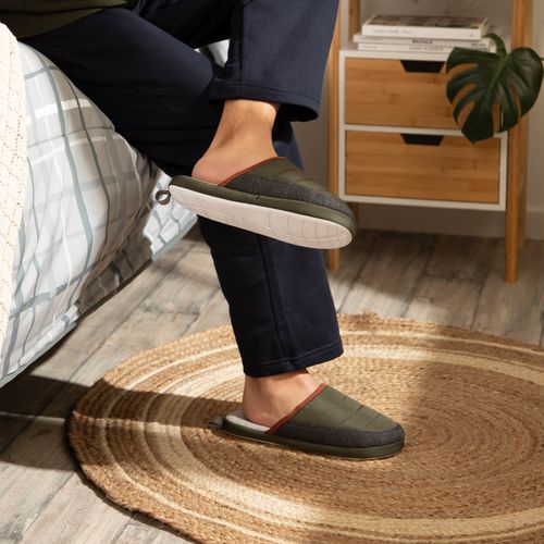 Pantufla Quilt de Textura