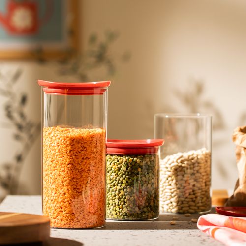 Canister Press de Vidrio