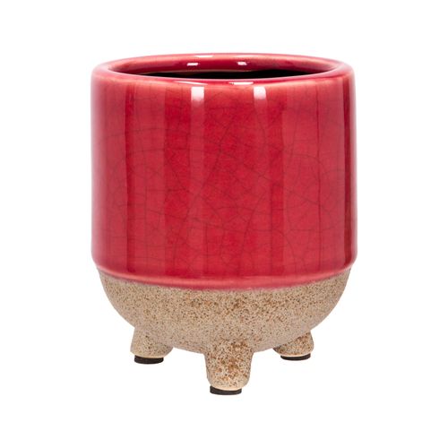 Maceta de Patas con Diseño de Ceramica