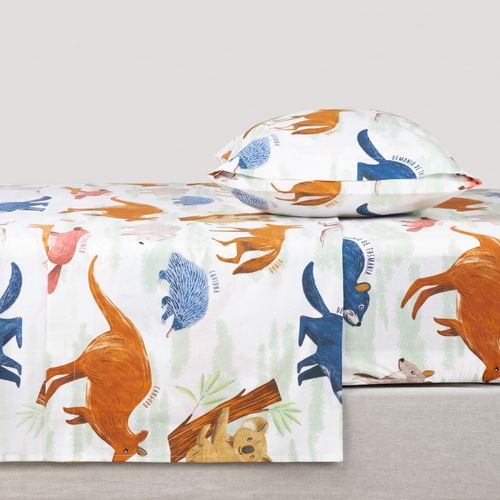 SET sabanas con diseño estampado