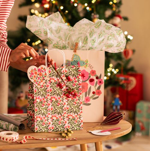 SET 10 Pliegos tissue Navidad de Papel