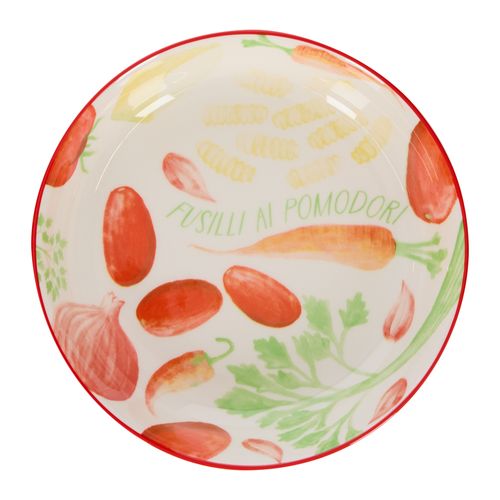 Plato para pasta con diseño