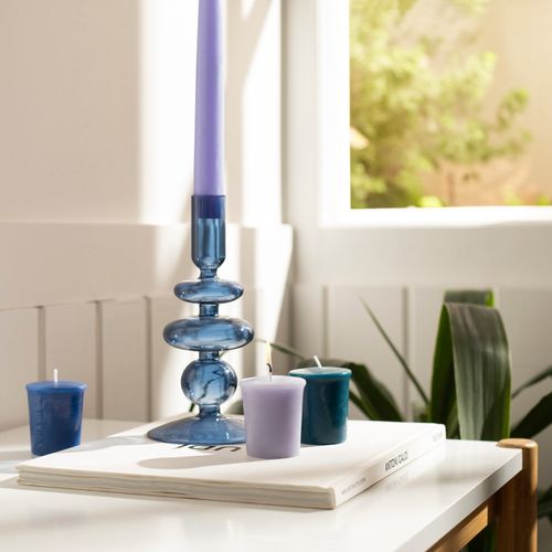 Set 3 Velas Rusticas Votivas Jazmin