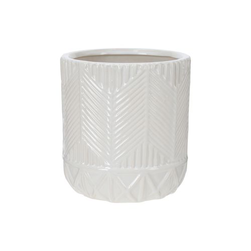 Maceta Texturizada de Ceramica