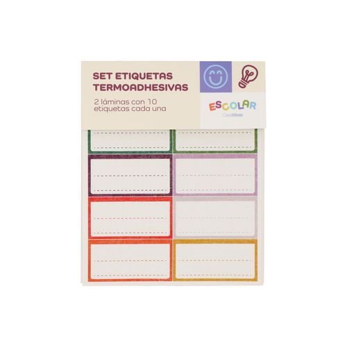 Set Etiquetas Termoadhesivas