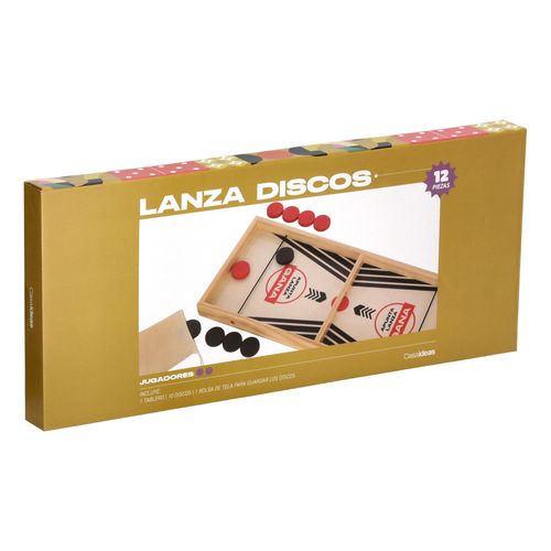 lanza discos Madera