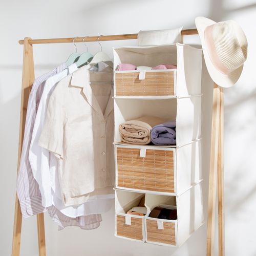 Organizador Clóset Bambú - Algodón