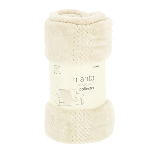 Manta Diseño Texturado Coral