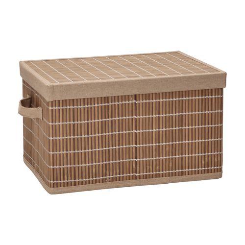 Caja Organizadora con tapa Bambu Caja Organizadora con tapa Bambú