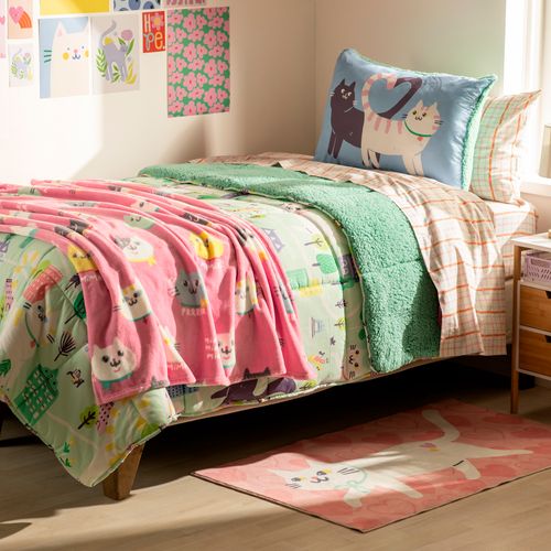 Manta Coral Estampado