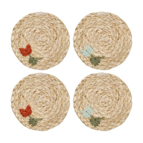 Set 4 Posavasos en Fibra natural