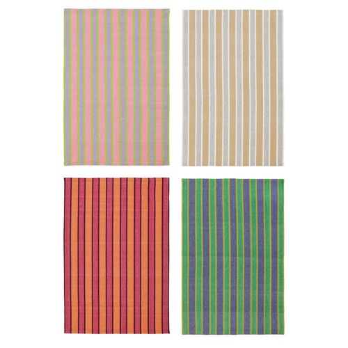 Set 4 Paños Cocina Algodón