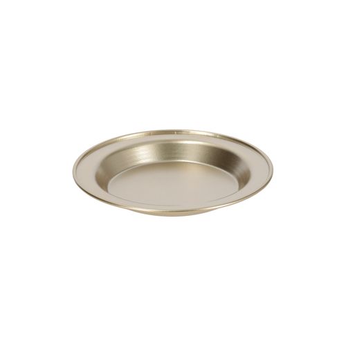 Portavela tipo plato de metal