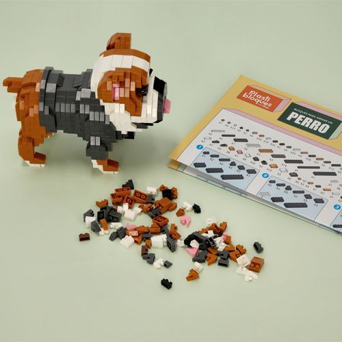 Mini bloques de perro bulldog