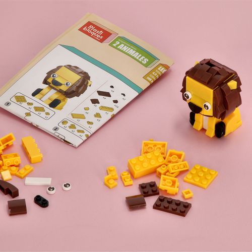 Set 2 Armables minibloques de animales