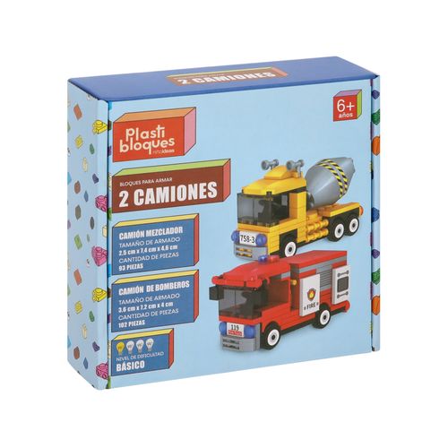 Set 2 Armables minibloques de vehiculos