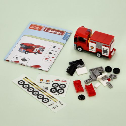 Set 2 Armables minibloques de vehiculos