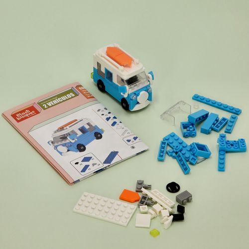 Set 2 Armables minibloques de vehiculos