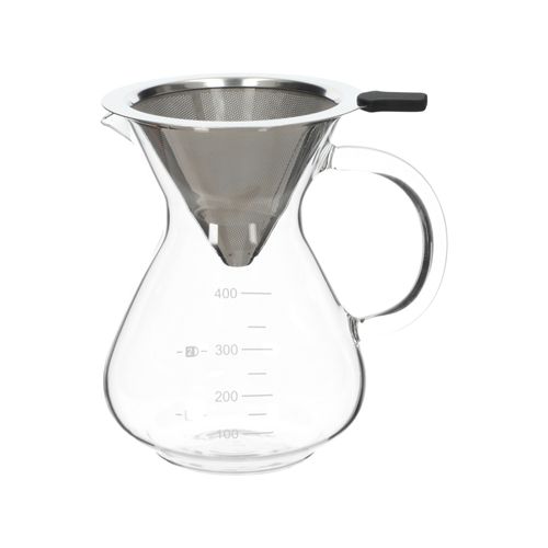 Cafetera por goteo de vidrio