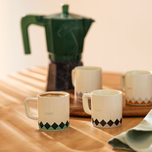 Set 4 Tazas mini de café