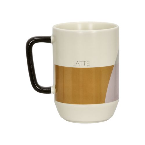Tazón latte con diseño