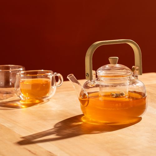 Tetera de borosilicato