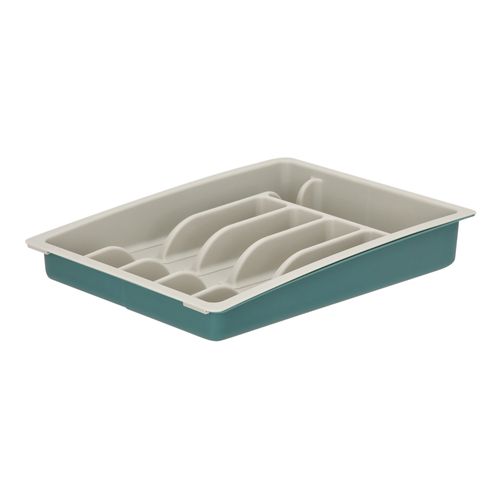 Organizador de cubiertos extendible de plastico