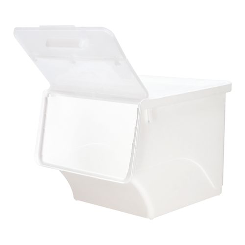 Caja apilable de plastico