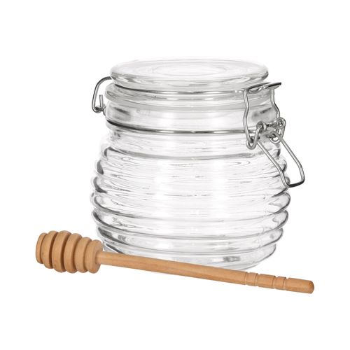 Dispensador de Miel de Vidrio
