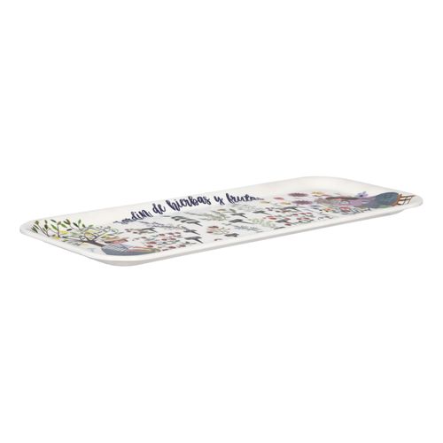 Bandeja rectangular melamina