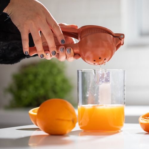 Exprimidor para naranja de aluminio