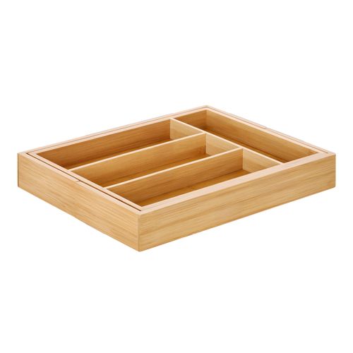 Organizador de Cubiertos Extensible Bambú