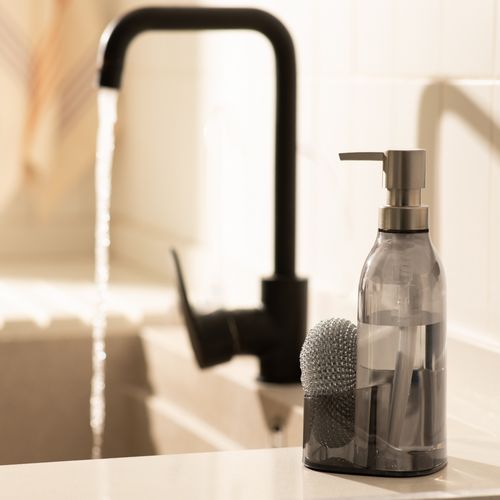 Dispensador de jabon con esponja